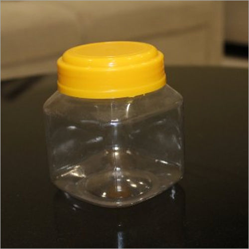 Transparent 500ml Square Pet Jars