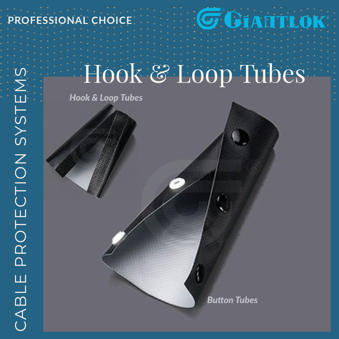 Hook And Loop Type Button Tubes Wrapping Band