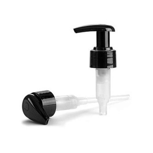 Black Smooth Plastic Lotion Pump