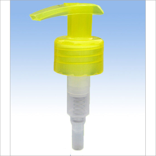 Yellow and Green Plastic Lotion Pump