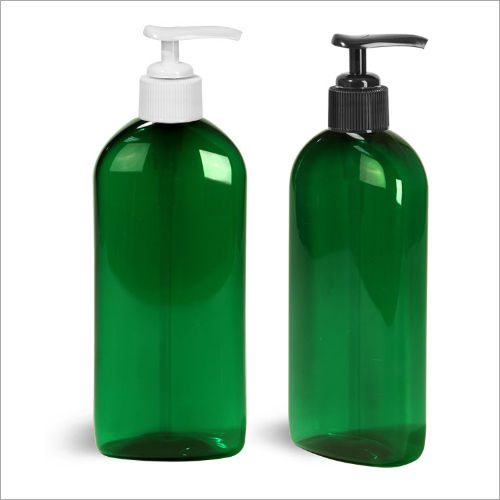 300ml PET Boston Plastic Bottle With Lotion Pump