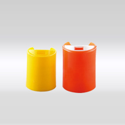 Yellow and Red Disc Top Caps