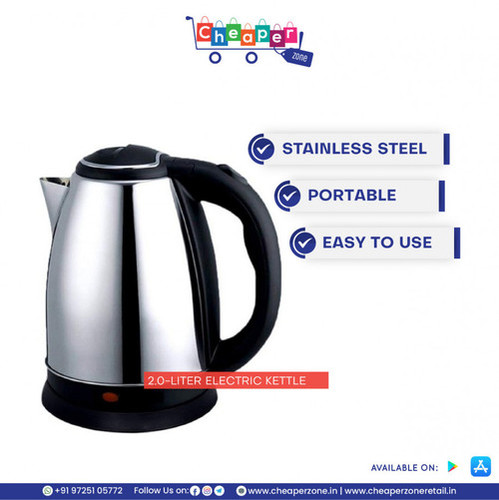 ELECTRIC KETTLE 2 LITER By CHEAPER ZONE