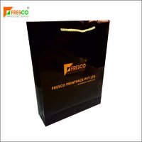 Premium Paper Bag With Gold Connector Rope Handle