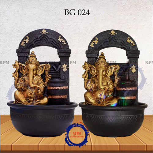 Black Lord Ganesha Backflow Incense Burner