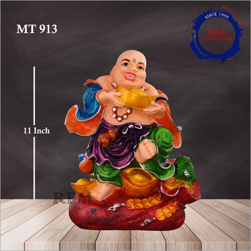 11 Inch Fancy Laughing Buddha Statue