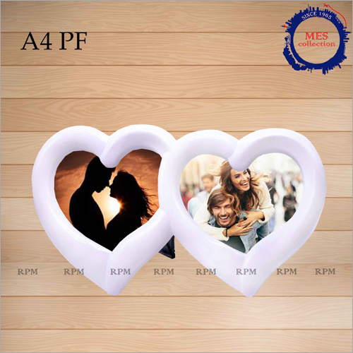 Double Heart Photo Frame