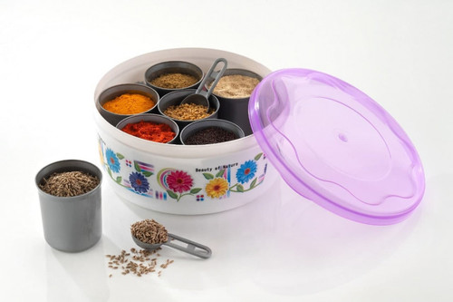 ROUND SPICE BOX