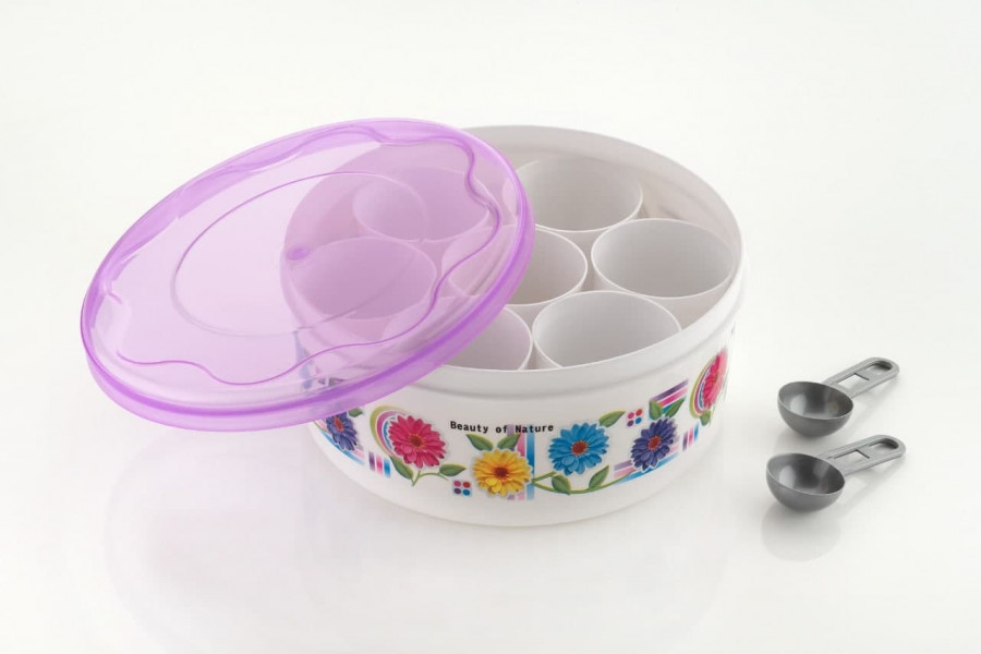 ROUND SPICE BOX