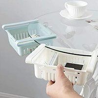 Adjustable Fridge Storage Basket