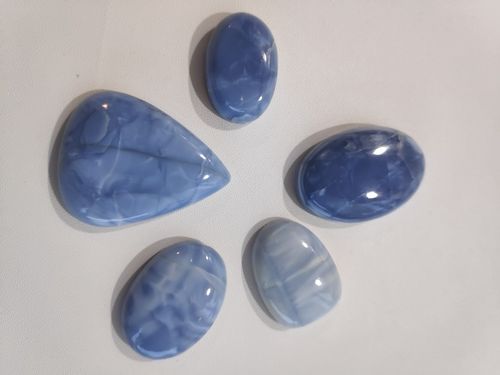 Blue Opal Caboshon Stone