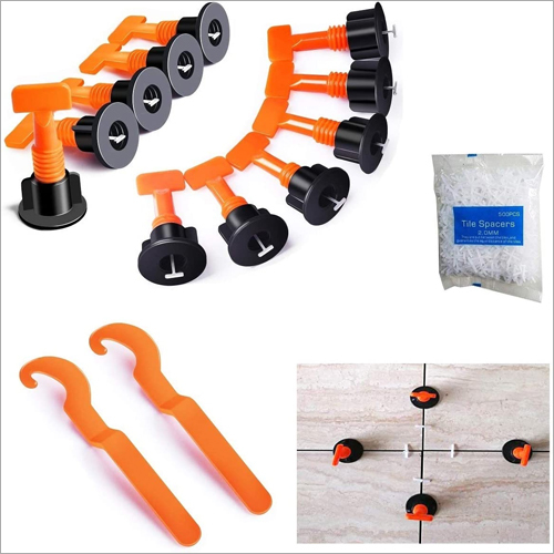 Nylon Leveling Clip - Rigid Material, Orange Color | Durable Design for Precision Leveling