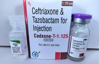 CEFTRIAXONE 1000MG & TAZOBACTAM 125 MG INJECTION