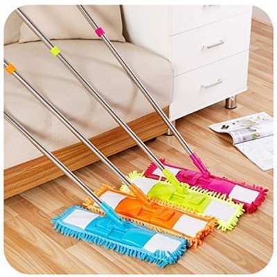 FLOOR CLEANING MOP WITH STEEL ROD LONG HANDLE