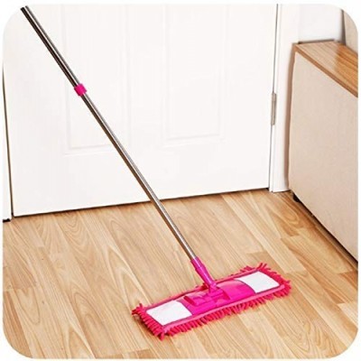FLOOR CLEANING MOP WITH STEEL ROD LONG HANDLE