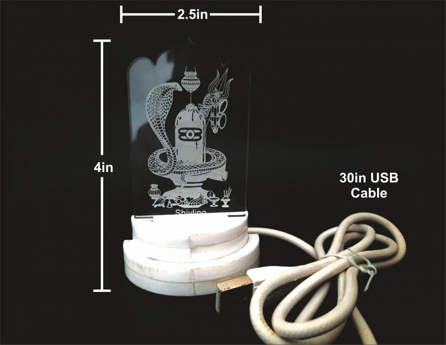 3D ACRYLIC SHIVLING CAR NIGHT LAMP
