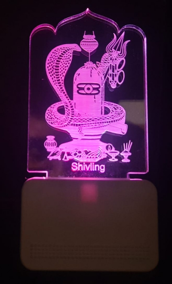 3D ACRYLIC SHIVLING CAR NIGHT LAMP