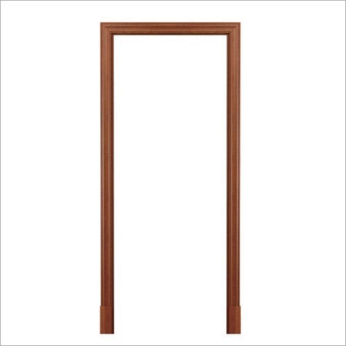 Brown WPC Door Frames - WPC Material 3'2" & 4'2.5" Size Rectangular Design Suitable for Indoor & Outdoor Applications Solid Wood Frame