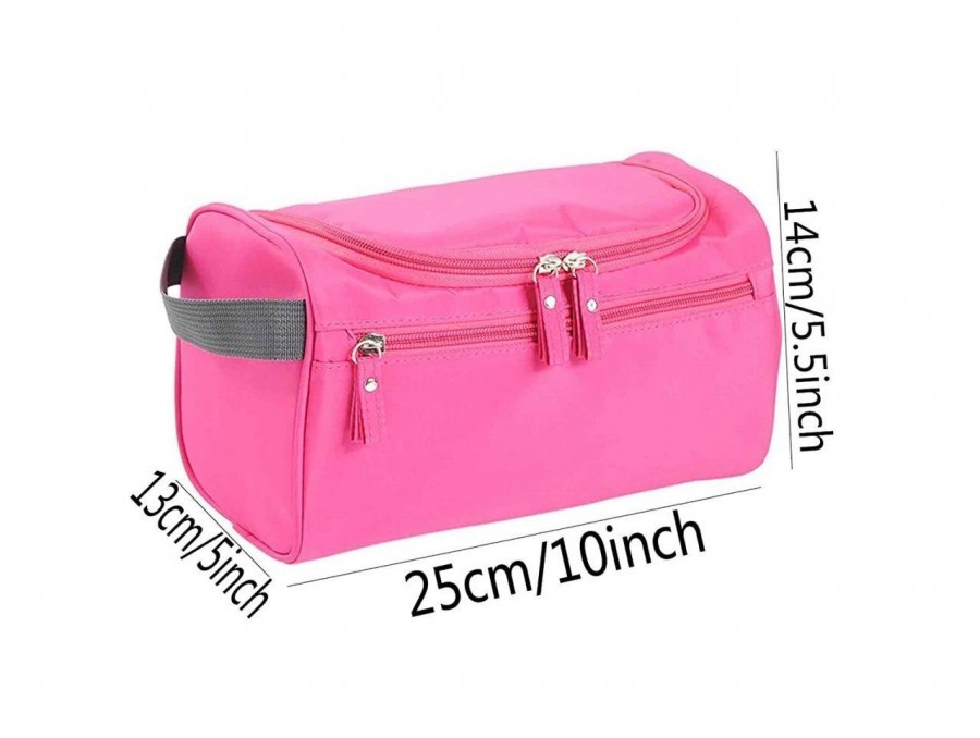 HANGING FABRIC TRAVEL TOILETRY BAG