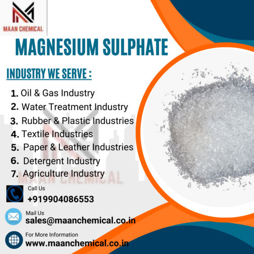 Magnesium Sulphate Mgso4 Application: Industrial