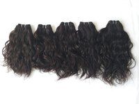 Single Donor Raw Indian Wavy Hair Machine Weft Hair best hair extensions