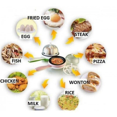 SINGLE LAYER WITH HANDLE EGG BOILER