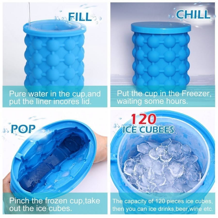 Silicone Ice Cube Maker