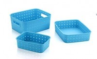 SMART BASKETS FOR STORAGE(SET OF 3)