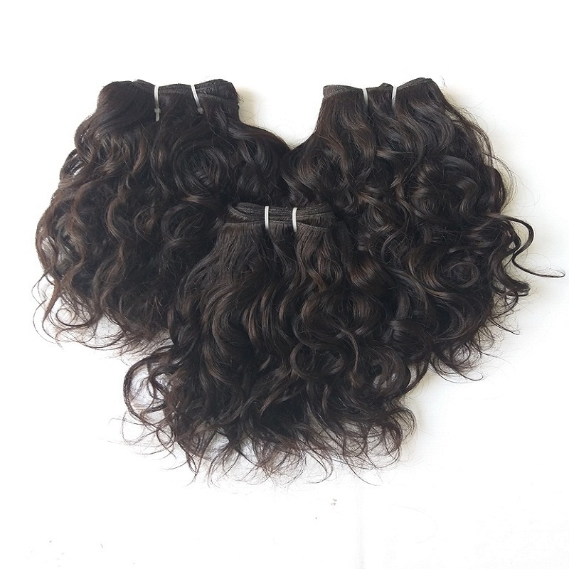 Raw Wavy Hair Extension Top Quality Natural Black