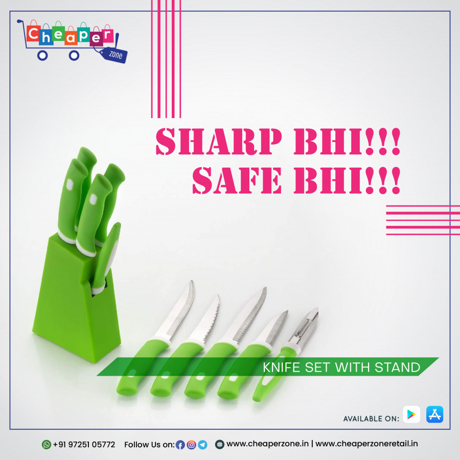GREEN KNIFE PLASTIC