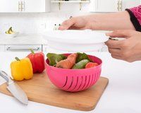 Fruit and Vegetable Salad Cutter Bowl