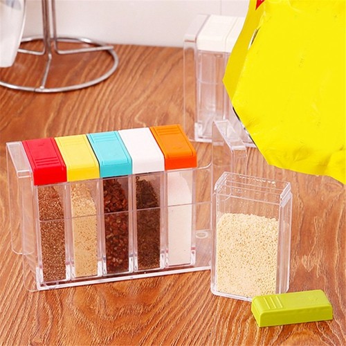 SPICE RACK 6 LID CONTAINER SET