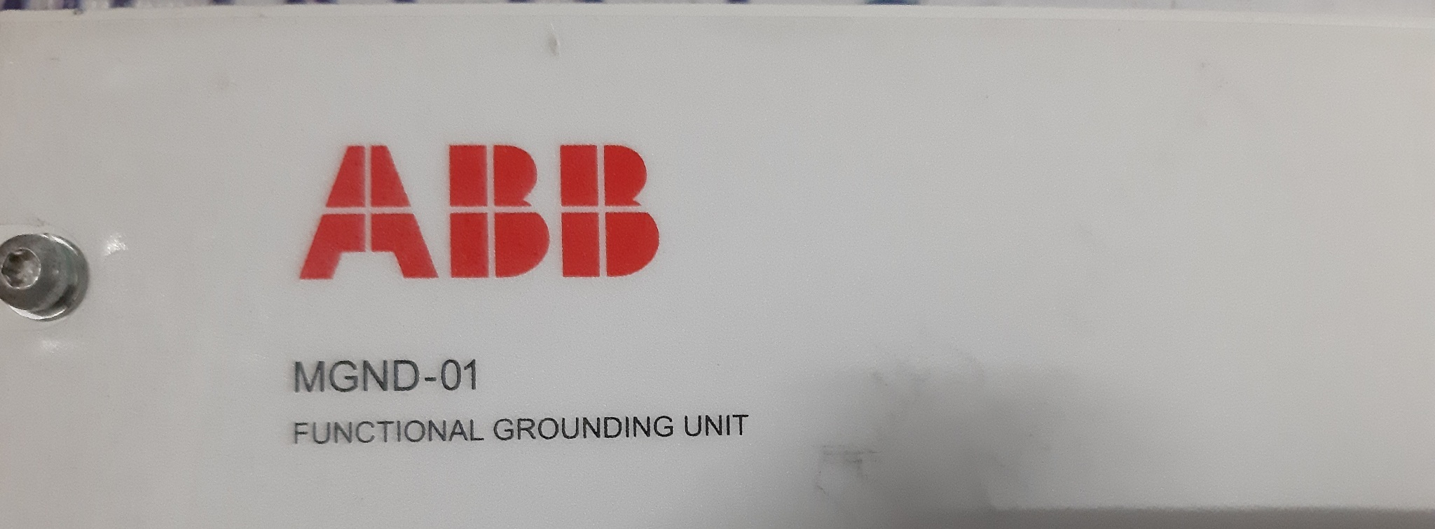 ABB FUNCTIONAL GROUNDING UNIT MGND-01