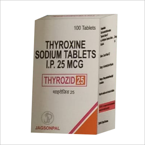 25 mcg Thyroxine Sodium Tablets