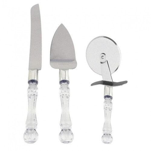 STAINLESS STEEL CAKE KNIFE SET OF 3