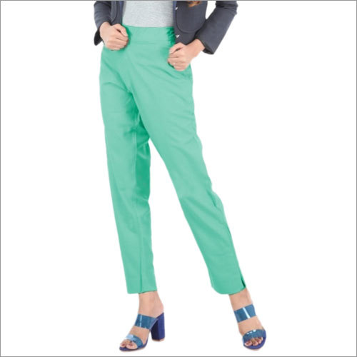 Multi Color Option Ladies Plain Pant