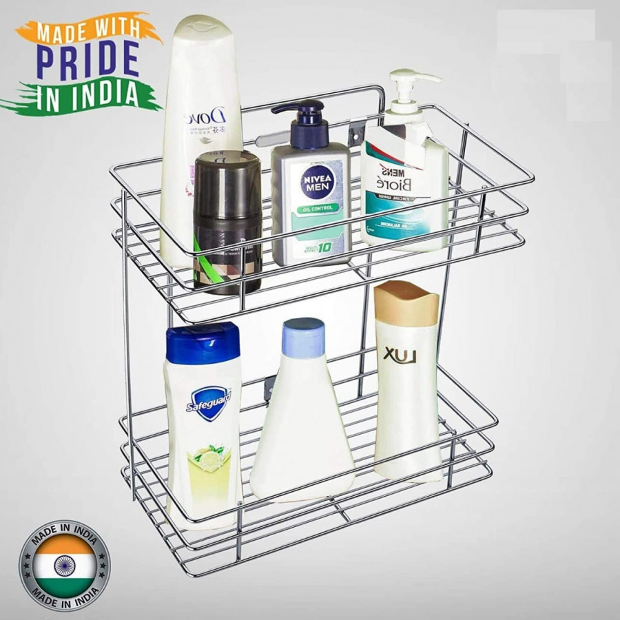 STAINLESS STEEL MULTIPURPOSE 2 TIER KITCHEN