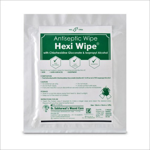 Antiseptic Hexi Wipe