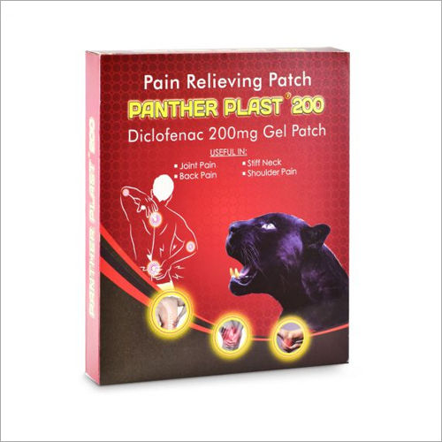 Pain Relieving Patch Panther Plast 200 Diclofenac 200mg Patch