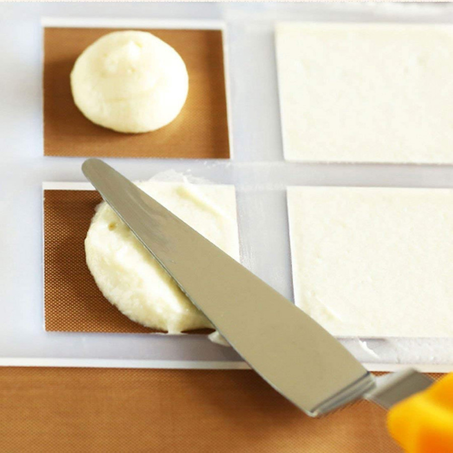 STEEL CAKE ICING SPATULA 3 PIECES SET