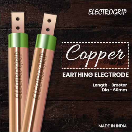 Electrogrip 60mm 3 Meter Pure Copper Earthing Electrode By ELAPP POWER PRIVATE LIMITED