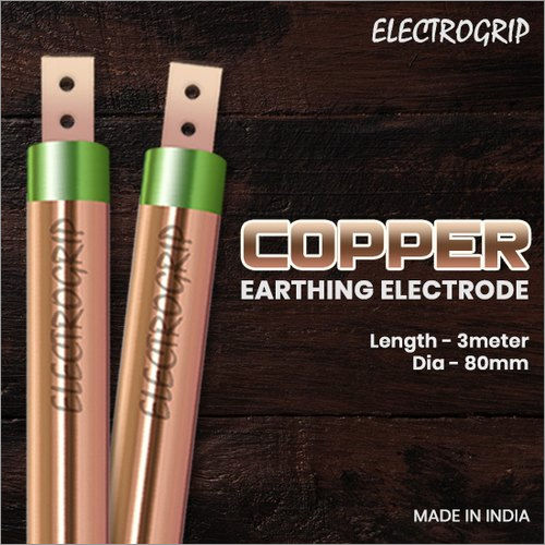 Electrogrip 80mm 3 Meter Pure Copper Earthing Electrode