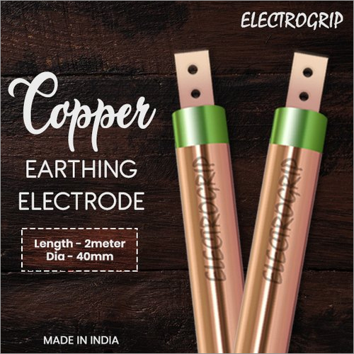 Electrogrip 40mm 2 Meter Pure Copper Earthing Electrode