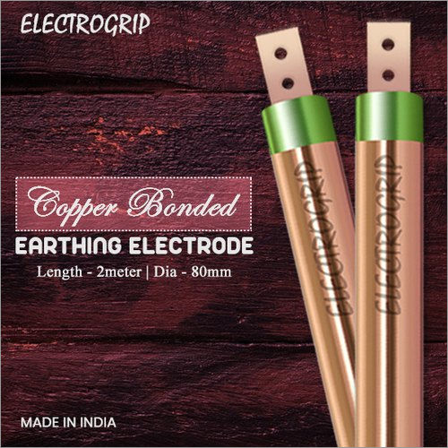 Electrogrip 80mm 2 Meter Copper Bonded Earthing Electrode