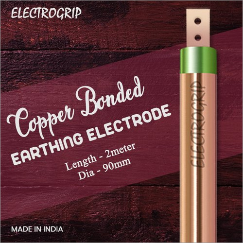 Electrogrip 90mm 2 Meter Copper Bonded Earthing Electrode
