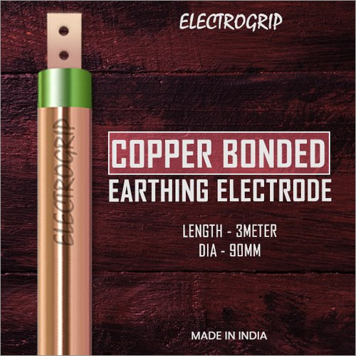 Electrogrip 90mm 3 Meter Copper Bonded Earthing Electrode