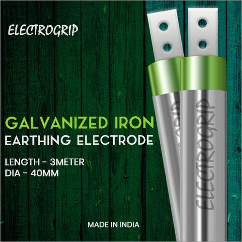 Electrogrip 40mm 3 Meter GI Earthing Electrode