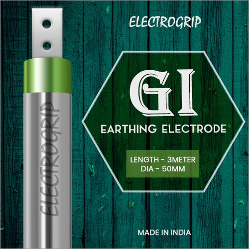 Electrogrip 50mm 3 Meter GI Earthing Electrode