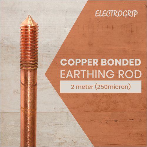 Electrogrip 2 Meter 250-Micron Copper Bonded Earthing Rod