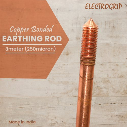 Electrogrip 3 Meter 250-micron Copper Bonded Earthing Rod